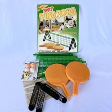Vintage 1982 Official NERF Ping Pong Indoor Game Table Top Parker Brothers 0273