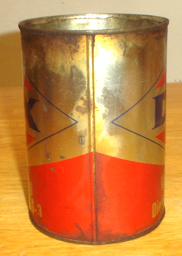 Vintage DX Kleenring Dieselöl S-3 ein Quart Blech/Metall Ölkanne Sunray DX Oil Co - Bild 4 von 6