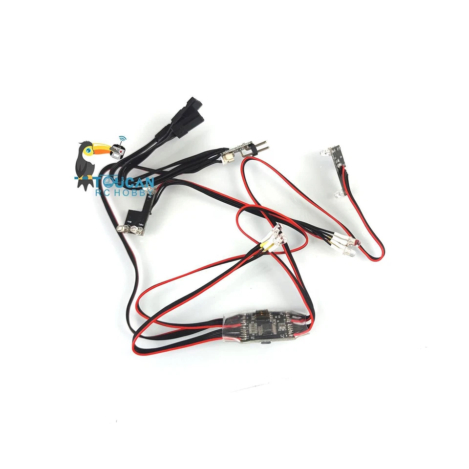 CAPO Spare Lights Hub Set LED Light System For 1/18 CUB1 Crawler Car RC Model - Image 4 of 4