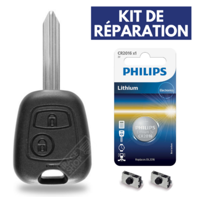 Boîtier De Remplacement Pour Télécommande De Voiture - Compatible Citroën Berlingo, Xsara Picasso, Saxo