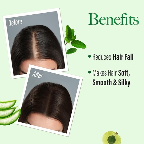 Kesh King Ayurvedic Anti Hairfall Shampoo 340ML Aloe Vera, Bhringraja And Amla - Picture 4 of 5