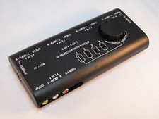 4fach Video Switch SVHS Cinch DVD/Receiver/Spiele #k629