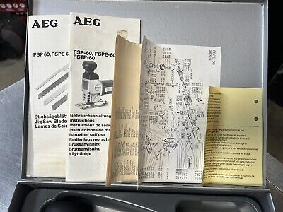 VINTAGE AEG JIG SAW FSPE60 NEW OLD STOCK NOS MADE IN GERMANY VINTAGE AEG JIG SAW FSPE60 NEW OLD STOCK NOS MADE IN GERMANY