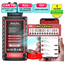2025 EDIAG Plus All System OBD2 Diagnostic Scanner Scan Tool CAN-FD ECU Coding