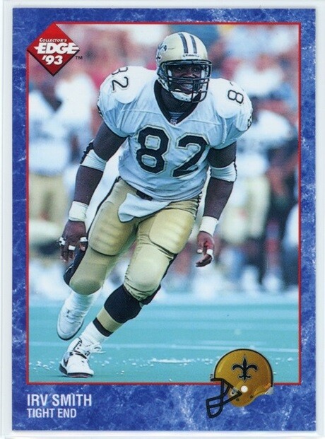 Irv Smith 1993 Collector's Edge #261 Rookie New Orleans Saints