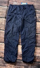 VINTAGE Givenchy Activewear Nylon Pants Navy Men's Large Drawstring