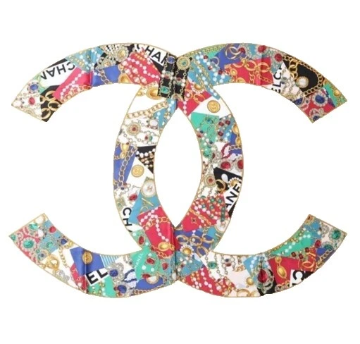 Bufandas y envolturas multicolores para mujer CHANEL