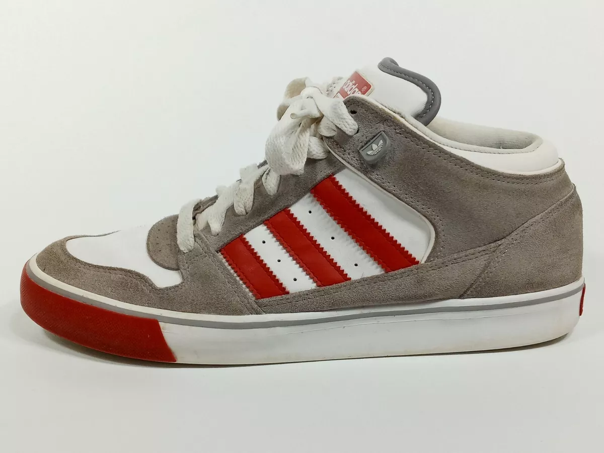 criticus Dialoog tunnel Adidas Unisex Culver Vulc G09016 Gray Red White Athletic Shoes Lace Up Size  9 | eBay