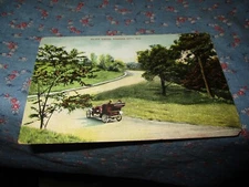 Old Postcard Postmark Unreadable Cliff Drive Kansas City MO Missouri