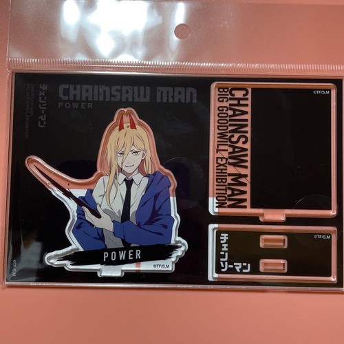 Chainsaw Man Big Goodwill Exhibition Card Style Acrylic Stand Power EBay