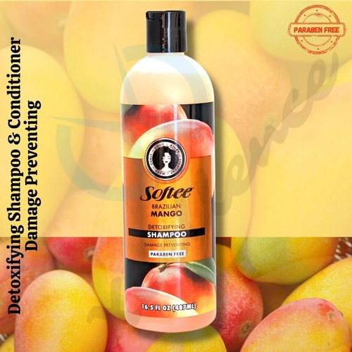 Softee Brazilian Mango Detoxifying Shampoo & Conditioner Damage