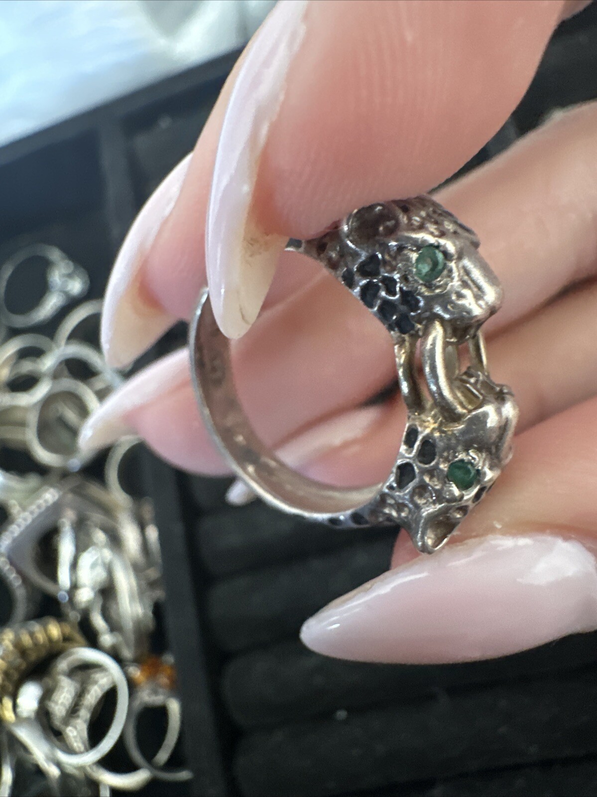 Sterling Silver Ring Leopard Panther  Ring - image 4