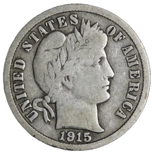 1915 Barber Dime Nice Circulated VG/FINE! Complete Your Album!