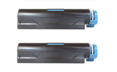 2x Toner kompatibel zu OKI B430 B430d B430dn B440DN MB460L MB480 , 43979202 BK