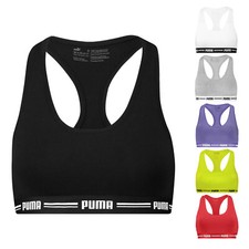 PUMA Damen Fitness Sport Bustier Iconic Racerback Bra