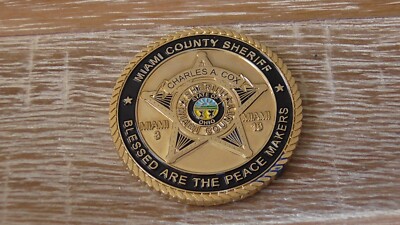 Miami County Sheriffs Office Ohio Deputies EOW Challenge Coin #B831