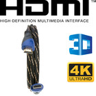 20 ft HDMI 4K Premium Mesh Cable 60HZ 1080P HDTV 3D High Speed Gold Plated XBOX