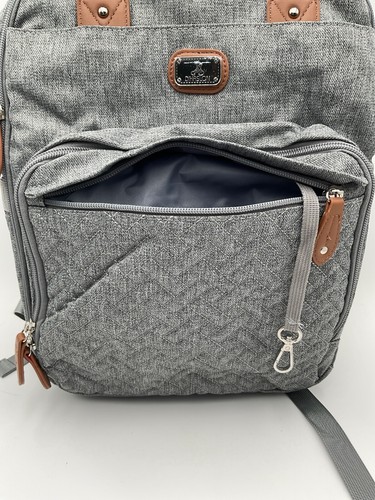 Dikaslon Diaper Bag Backpack with Portable Changing Pad, Pacifier Case and Large - Picture 3 of 17