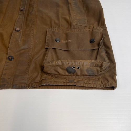 Barbour Jacket Men Extra Large Classic Beaufort Work Barn Wax Coat 42 Core Fa - Picture 21 of 24