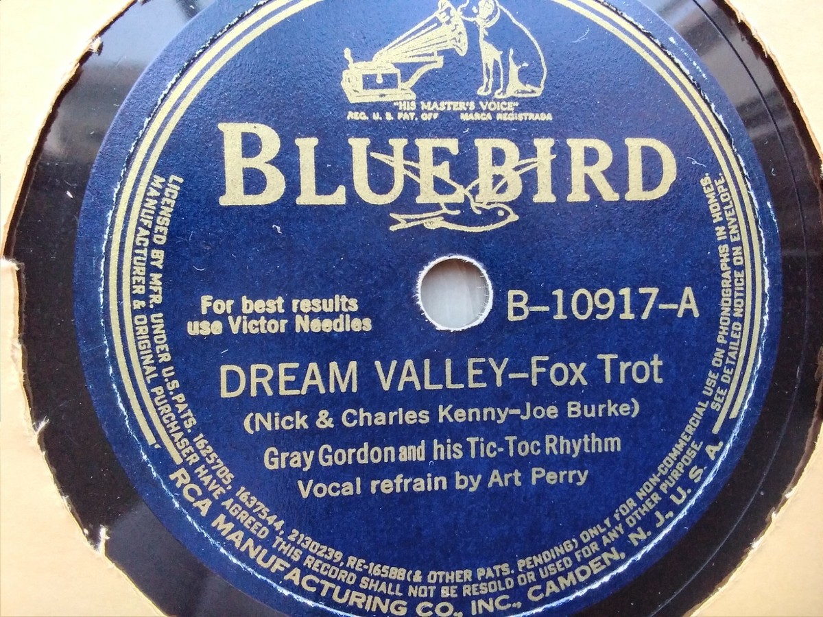 Gray Gordon 78rpm Single 10-inch Bluebird Records #B-10917 Dream