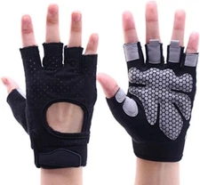 Workout Sports Gloves Weight Lifting Palm Support Brace Protection for Men Women
