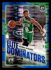2020-21 Donruss Optic Elite Dominators Blue Pulsar #16 Kemba Walker (ref 224628)