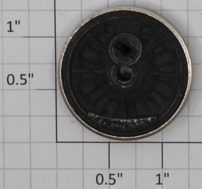 Lionel 726-63 Eccentric Wheel & Nickel Tire