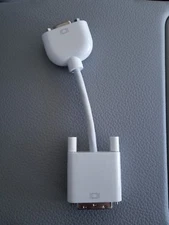 Genuine Apple Mac Male DVI to VGA Monitor Video Adapter Cable (DVI-I to VGA)