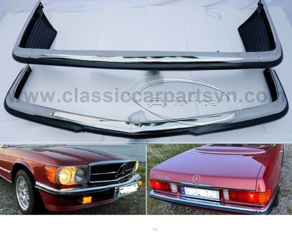 メルセデス―ベンツ107-SLフロントバンパー販売 Mercedes R107 C107 SL SLC EU bumpers full set new | eBay