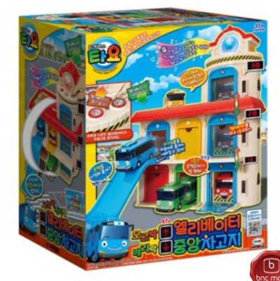 Tayo ミニカー4台 + Tayo エレベーター付き　駐車場　スロープ　セット Tayo ミニカー4台 + Tayo エレベーター付き 駐車場 スロープ セット