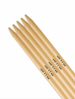 Addi Bambus Stricknadeln 8 Zoll doppelspitz Holz 20 cm