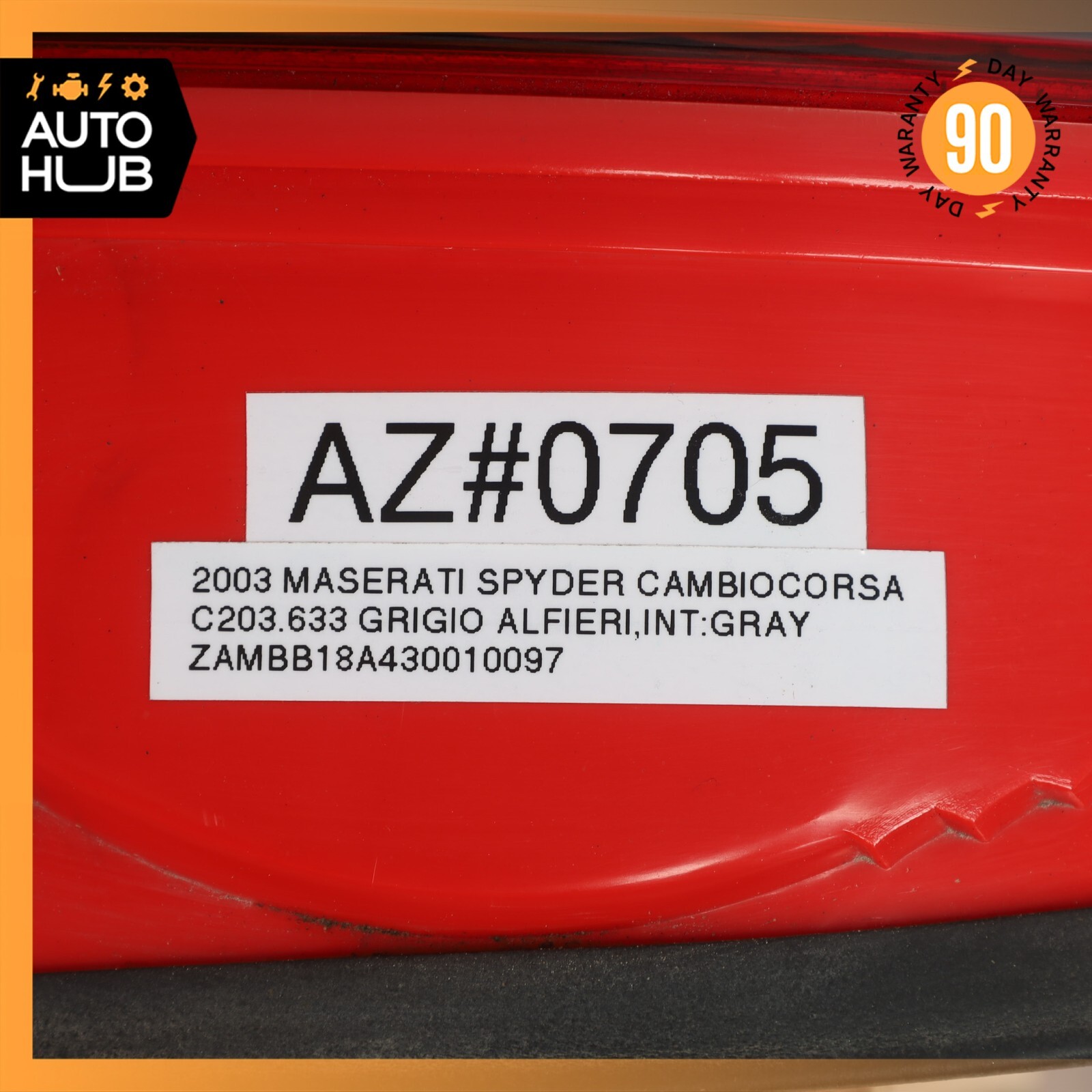02-07 Maserati Spyder 4200 M138 Tail Light Lamp Left Driver Side OEM 61k