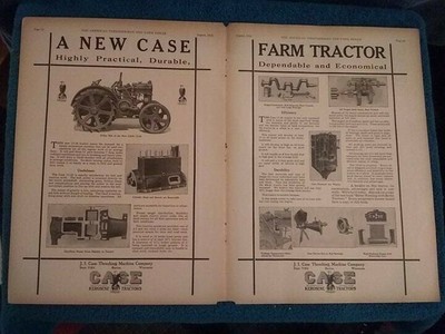 Wisconsin Racine 1917 Case 10-20 Kerosene Tractor New Metal Sign