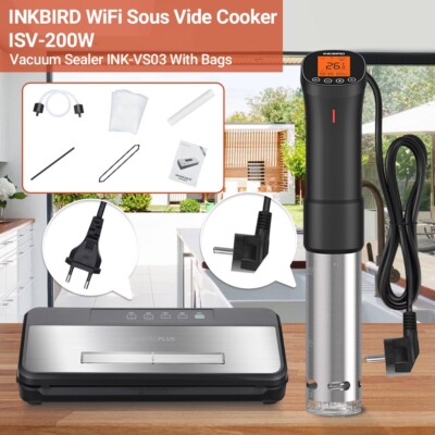 INKBIRD Vakuumiergerät Vakuumierer Sous Vide Schongarer Slow Cooker Präziser EU