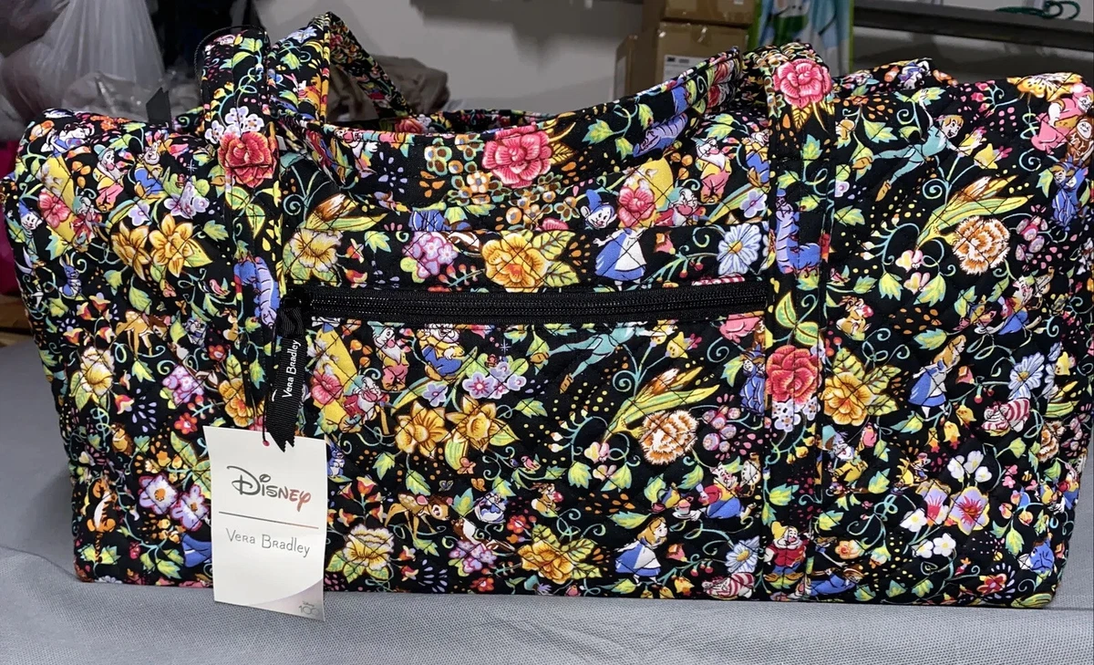 NEW Vera Bradley DISNEY CLASSICS ON THE GREEN Large Travel Duffel Bag EXACT