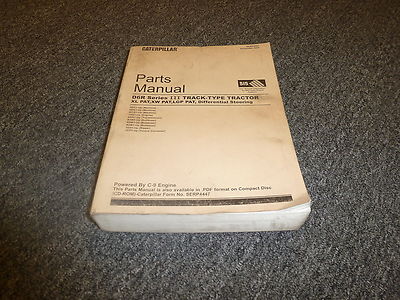 Caterpillar Cat D6R Series III Track Type Tractor Crawler Parts Catalog Manual
