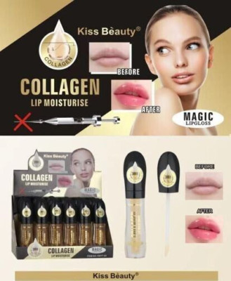 Gloss Aufpolsternde Voluminöse Wirkung Lippenblase Lip Moisturise Kollagen 3in1