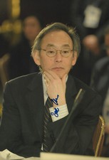 Steven Chu "Nobelpreis Physik 1997" Autogramm signed 20x30 cm Bild