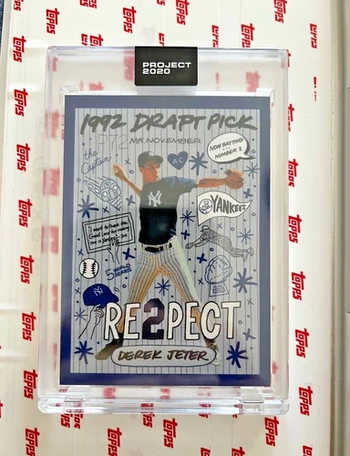 Topps PROJECT 2020 Derek Jeter #251 Sophia Chang in hand PR 4123 Yankees
