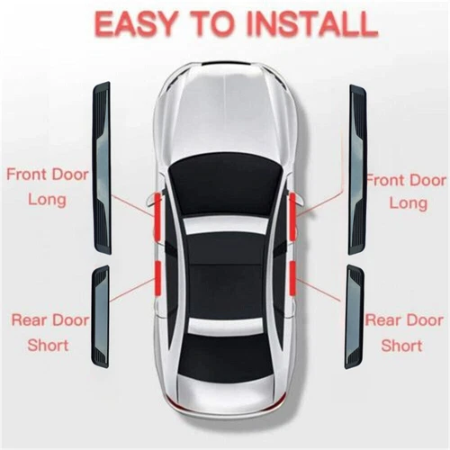 4X Door Scuff Sill Cover Panel Step Protector for F150 Accessories Blue - Picture 10 of 10