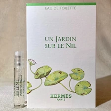 Hermes Un Jardin Sur Le Nil Eau de Toilette EDT Sample Spray .06oz, 2ml
