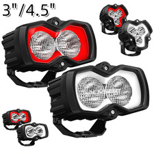 Novsight 34.5 Led Pod Work Lights Spot Flood Beam Jeep Truck Off Road Lamp 2x Novsight 34.5 Led Pod Work Lights Spot Flood Beam Jeep Truck Off Road Lamp 2x