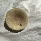 Carved Tan Stone Bowl-Shaped Specimen Fossil or Mineral Concave Piece — photo 5
