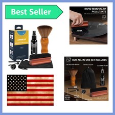 7-In-1 Vinyl Record Cleaning Kit Complete - Vinyl Record Cleaner Solution