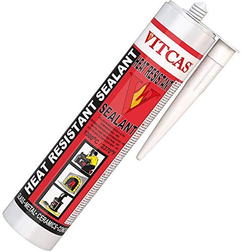 VITCAS Heat Resistant Sealant - Excellent adhesion - Converts to rock - Simple 