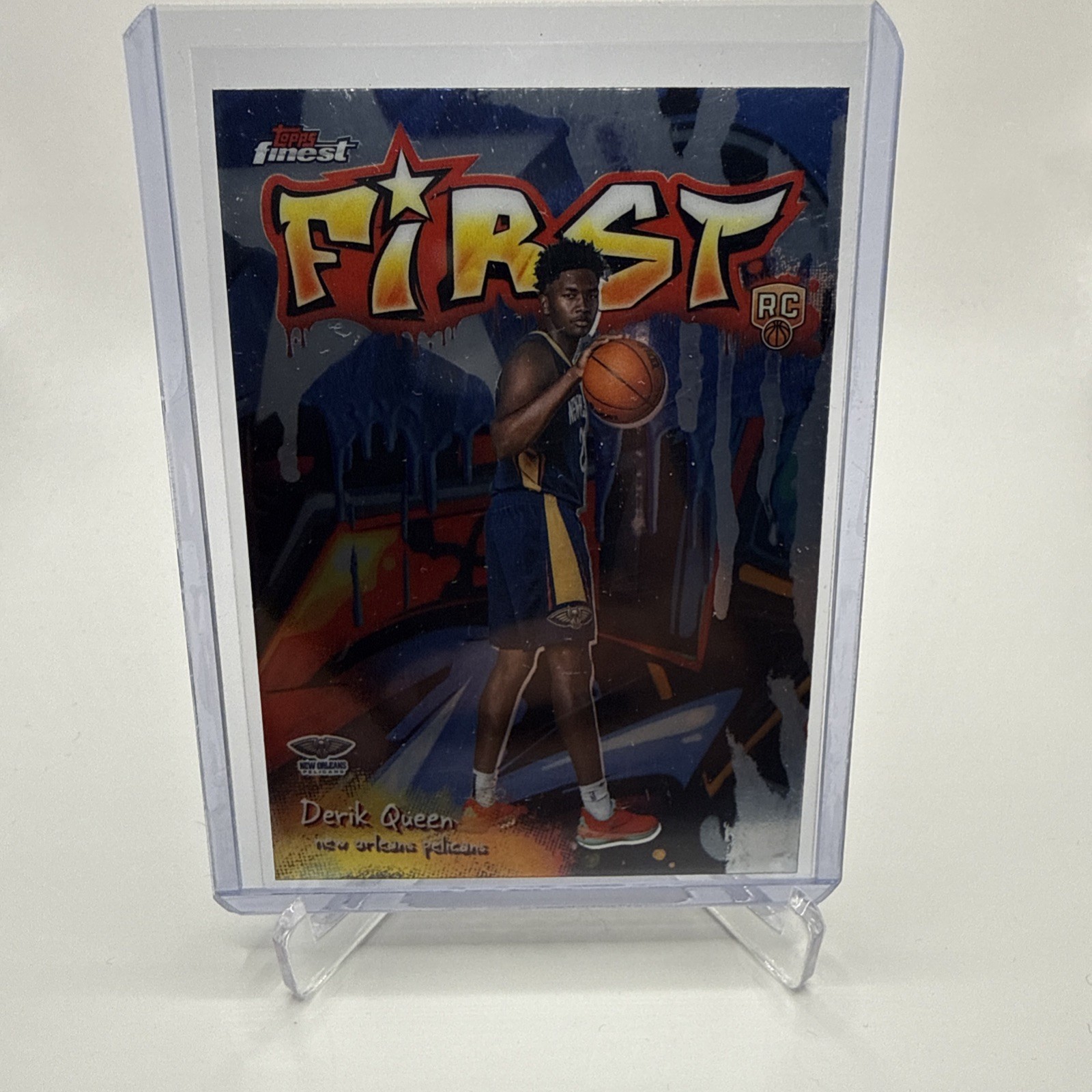 2025-26 Topps Finest - First Derik Queen #F-13 (RC)