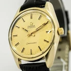 Vintage 1971 **NEAR MINT** OMEGA Seamaster Cal.552 Automatic Gold Dial 35mm Mens