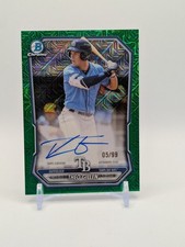 2026 Topps Bowman Chrome Mojo Auto Theo Gillen Green Refractor /99 Rays