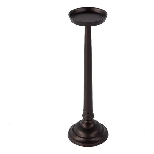 Butler Specialty Company Tilly 7 in. W Round Metal Pedestal End Table - Bronze - Picture 1 of 4