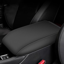 Center Console Armrest Cover For Honda Accord 2023 2024 Leather Black